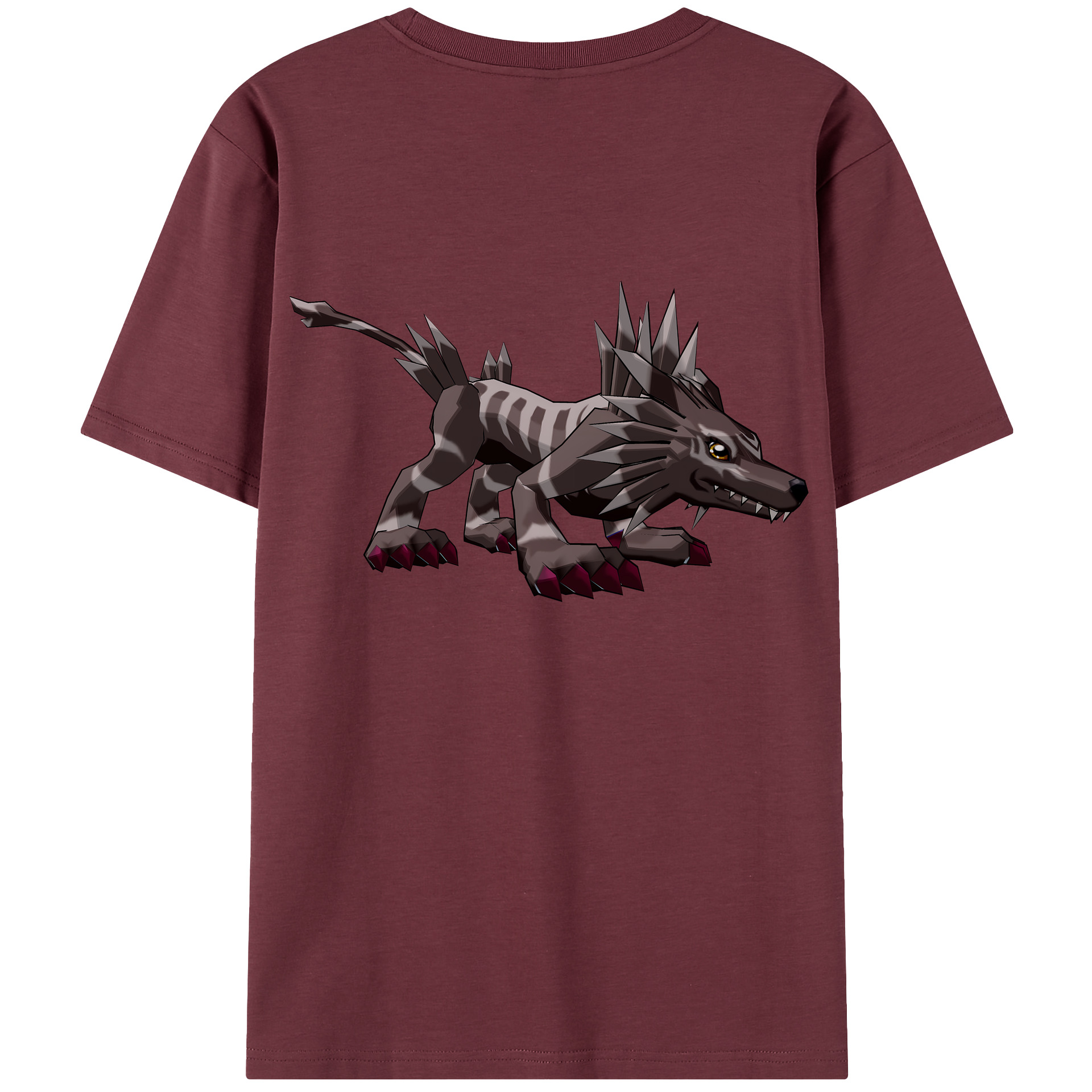 （画像用） Digimon デジタルモンスター/デジモン 綿100％半袖Tシャツ（背面プリント）